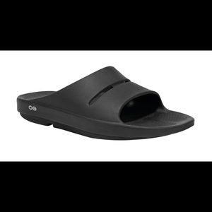 OOFOS Women’s SLIDE BLACK, Size 8